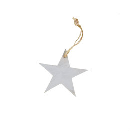 Houten decoratiehanger ster