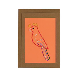 Geborduurde kaart Geborduurde kaart