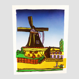 'Molen' van Ruth van der Neut 68x55 cm