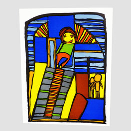 Steeg in Spanje 46x63 cm