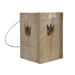 Houten windlicht Houten windlicht