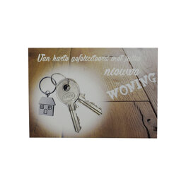 Van harte gefeliciteerd met jullie nieuwe woning