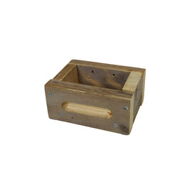 Plantenbakje van gerecycled hout