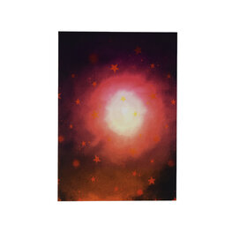 Volle maan bij sterren