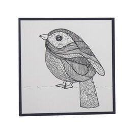 Getekende kaart vogels Getekende kaart vogels