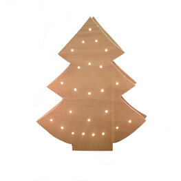 Kerstboom met lichtjes