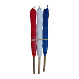 Set van 3 mini tuinfakkels in vrolijke kleuren Set van 3 mini tuinfakkels in vrolijke kleuren