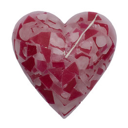 Hartjeskaars liggend uni Hartjeskaars liggend uni